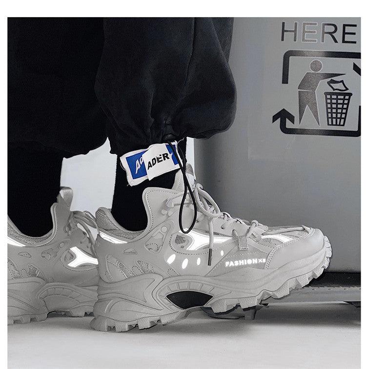 Luxury Mens Sneakers White Sneakers Men High Fashion Comfy Fashion Sneakers Breathable Athletic Casual Shoes Shock Absorption For Running Stevvex