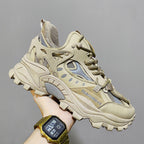 Luxury Mens Sneakers White Sneakers Men High Fashion Comfy Fashion Sneakers Breathable Athletic Casual Shoes Shock Absorption For Running Stevvex