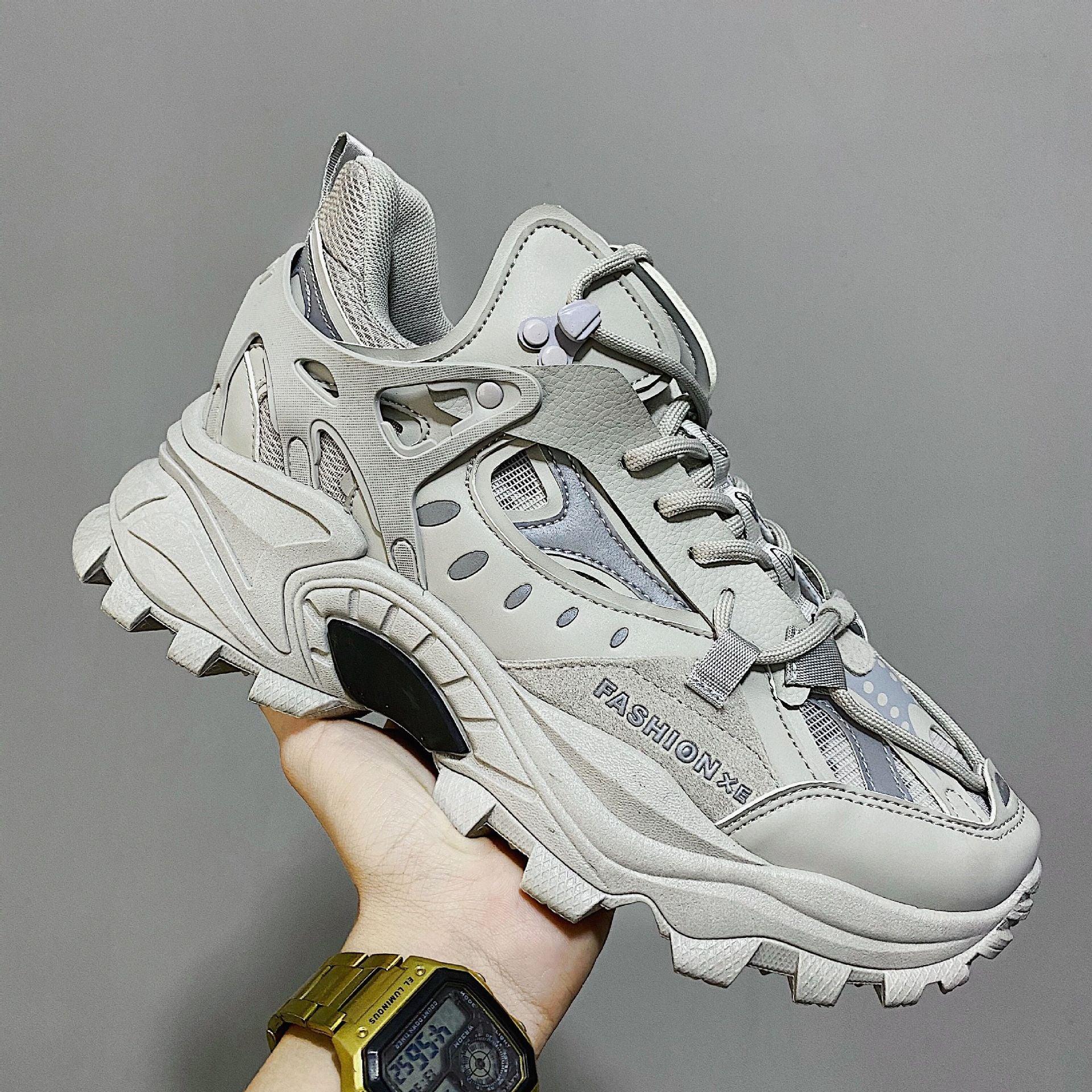 Luxury Mens Sneakers White Sneakers Men High Fashion Comfy Fashion Sneakers Breathable Athletic Casual Shoes Shock Absorption For Running Stevvex