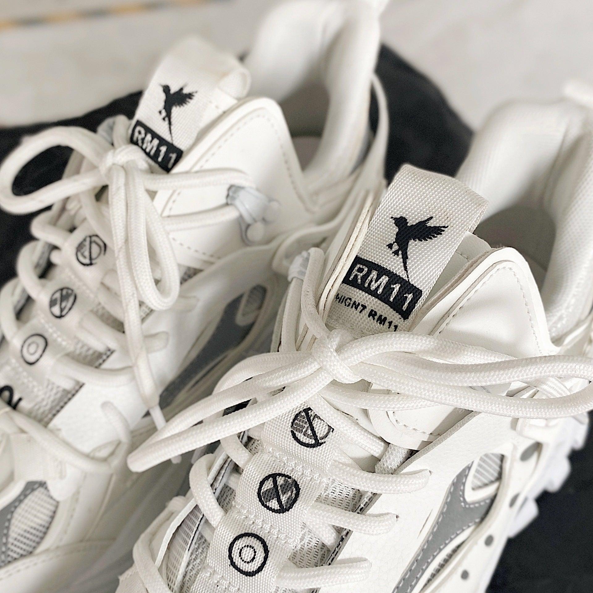 Luxury Mens Sneakers White Sneakers Men High Fashion Comfy Fashion Sneakers Breathable Athletic Casual Shoes Shock Absorption For Running Stevvex