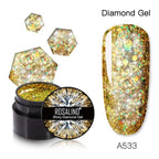 Luxury Modern Crystal Shiny Gel Nail Polish Painting Nails Art Design Diamond Manicure Gel Luxury Design For Women and Girls Stevvex
