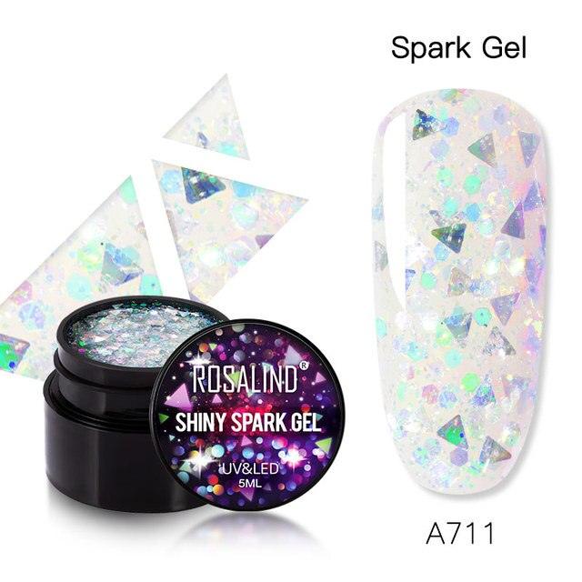 Luxury Modern Crystal Shiny Gel Nail Polish Painting Nails Art Design Diamond Manicure Gel Luxury Design For Women and Girls Stevvex