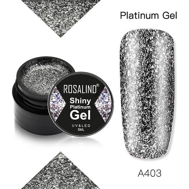 Luxury Modern Crystal Shiny Gel Nail Polish Painting Nails Art Design Diamond Manicure Gel Luxury Design For Women and Girls Stevvex