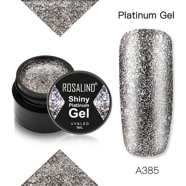 Luxury Modern Crystal Shiny Gel Nail Polish Painting Nails Art Design Diamond Manicure Gel Luxury Design For Women and Girls Stevvex