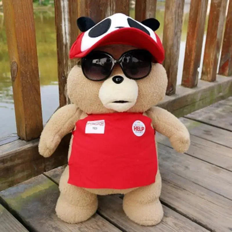 Luxury Modern Super Cute 8 styles Movie Teddy Bear Plush Toys Ted In Apron Soft Stuffed Animals Plush 45cm A birthday present for a good friend Stevvex