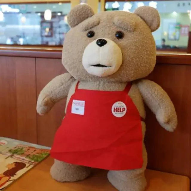 Luxury Modern Super Cute 8 styles Movie Teddy Bear Plush Toys Ted In Apron Soft Stuffed Animals Plush 45cm A birthday present for a good friend Stevvex