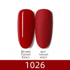 Luxury Modern Women Red 7ml UV Gel Nail Polish Set 8 Luxury Colors Elegant Manicure Nail Salon Stylish Design For Girls and Ladies Stevvex