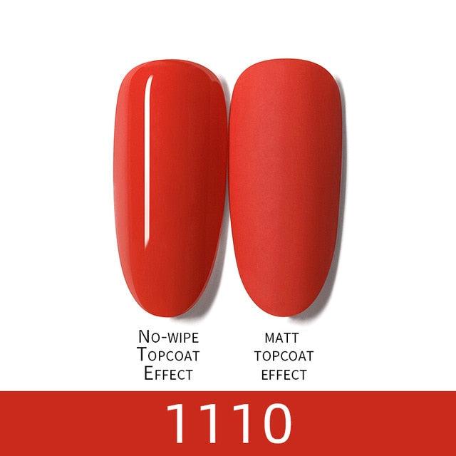 Luxury Modern Women Red 7ml UV Gel Nail Polish Set 8 Luxury Colors Elegant Manicure Nail Salon Stylish Design For Girls and Ladies Stevvex