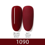 Luxury Modern Women Red 7ml UV Gel Nail Polish Set 8 Luxury Colors Elegant Manicure Nail Salon Stylish Design For Girls and Ladies Stevvex