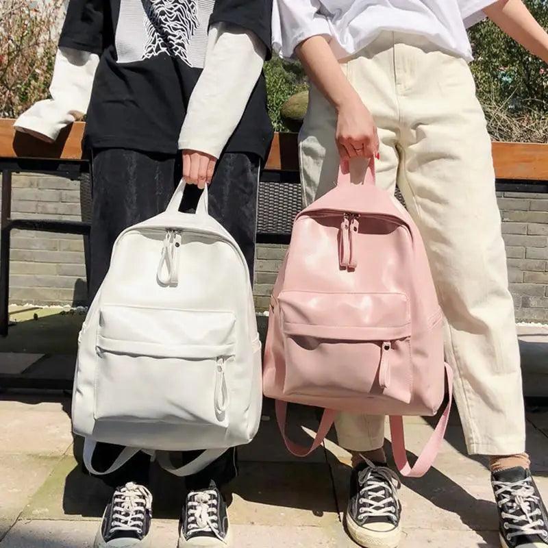 Luxury Modern Women Unique Style Women Backpack Leather School Bag For Teengers Gilrs Large capacity PU Travel backpack Stevvex