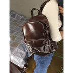 Luxury Modern Women Unique Style Women Backpack Leather School Bag For Teengers Gilrs Large capacity PU Travel backpack Stevvex