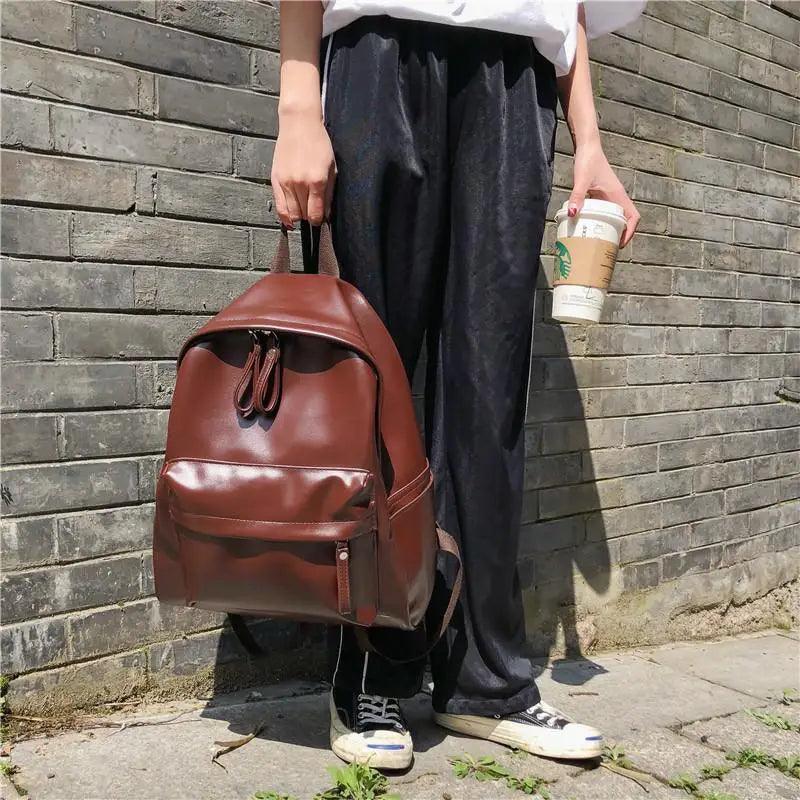 Luxury Modern Women Unique Style Women Backpack Leather School Bag For Teengers Gilrs Large capacity PU Travel backpack Stevvex