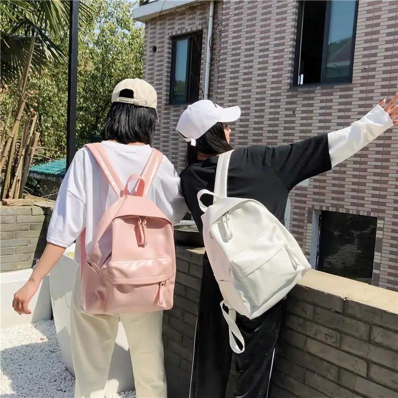 Luxury Modern Women Unique Style Women Backpack Leather School Bag For Teengers Gilrs Large capacity PU Travel backpack Stevvex