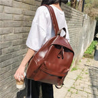 Luxury Modern Women Unique Style Women Backpack Leather School Bag For Teengers Gilrs Large capacity PU Travel backpack Stevvex