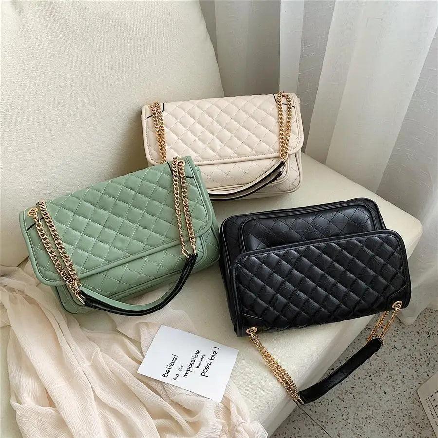 High Quality Pu Leather Bags For Women And Girls Elegant Large Capacity Female Handbags. Shoulder Bag, Crossbody Bag For Females Stevvex