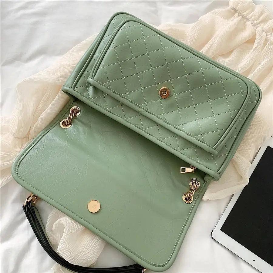 High Quality Pu Leather Bags For Women And Girls Elegant Large Capacity Female Handbags. Shoulder Bag, Crossbody Bag For Females Stevvex