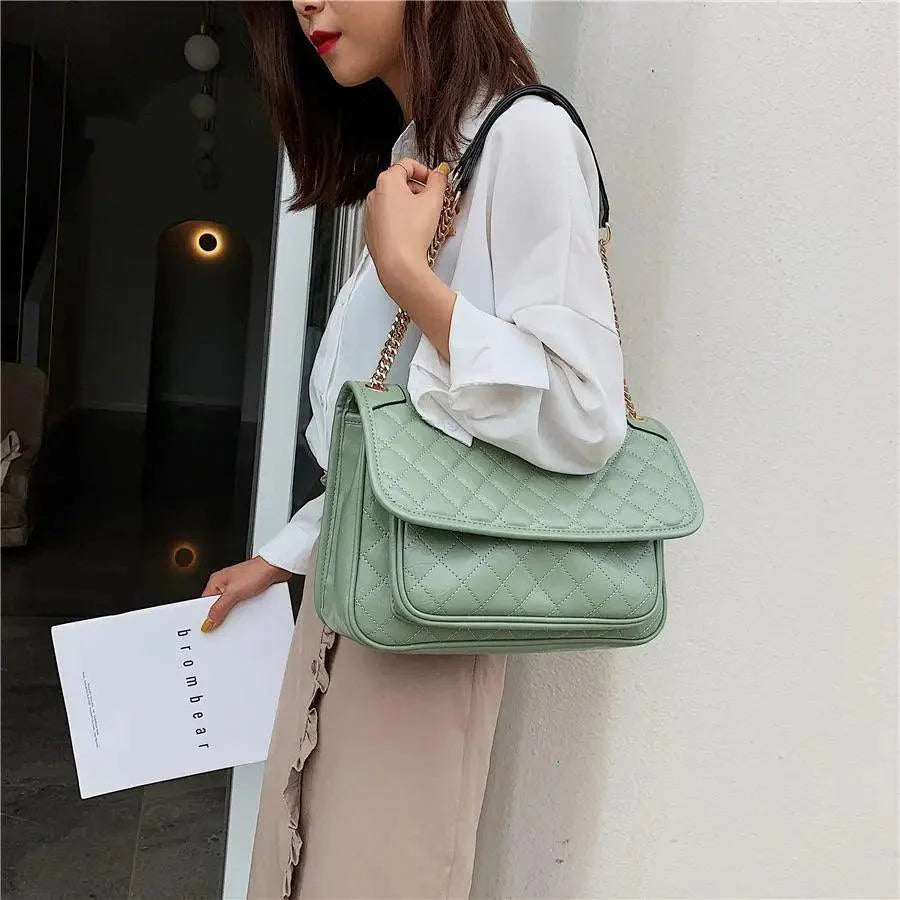 High Quality Pu Leather Bags For Women And Girls Elegant Large Capacity Female Handbags. Shoulder Bag, Crossbody Bag For Females Stevvex