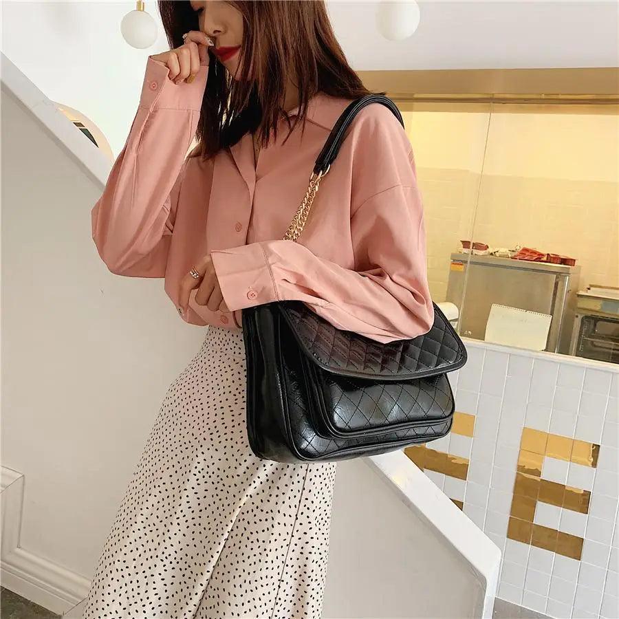 High Quality Pu Leather Bags For Women And Girls Elegant Large Capacity Female Handbags. Shoulder Bag, Crossbody Bag For Females Stevvex