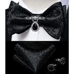 Luxury Pink Solid Men Bow Tie Silk Business Wedding Elegant Bowtie For Men Unique Desing For Every Occasion Stevvex