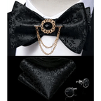 Luxury Pink Solid Men Bow Tie Silk Business Wedding Elegant Bowtie For Men Unique Desing For Every Occasion Stevvex