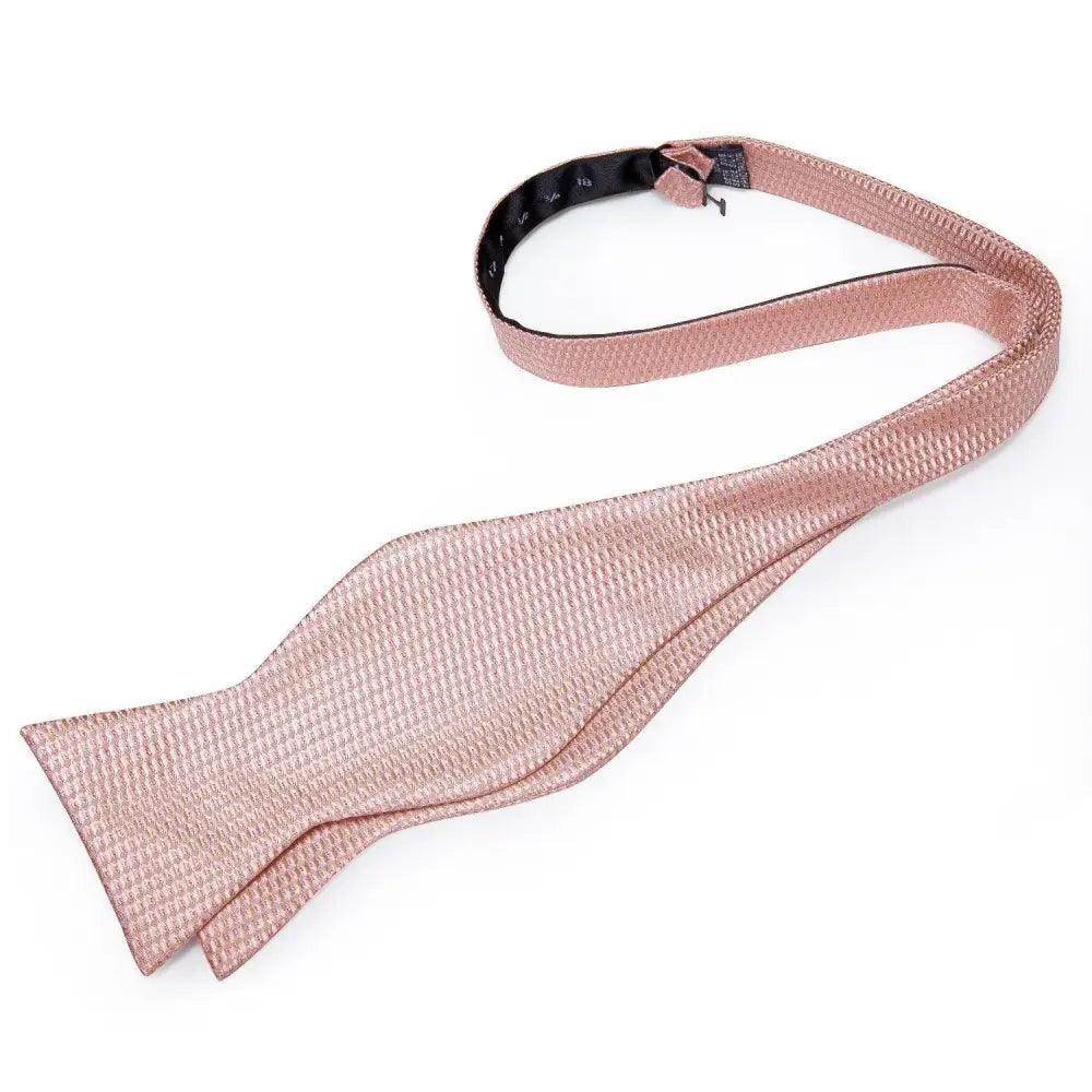 Luxury Pink Solid Men Bow Tie Silk Business Wedding Elegant Bowtie For Men Unique Desing For Every Occasion Stevvex