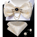 Luxury Pink Solid Men Bow Tie Silk Business Wedding Elegant Bowtie For Men Unique Desing For Every Occasion Stevvex