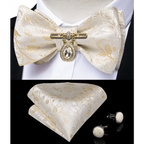 Luxury Pink Solid Men Bow Tie Silk Business Wedding Elegant Bowtie For Men Unique Desing For Every Occasion Stevvex