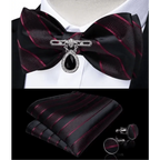 Luxury Pink Solid Men Bow Tie Silk Business Wedding Elegant Bowtie For Men Unique Desing For Every Occasion Stevvex