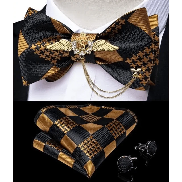 Luxury Pink Solid Men Bow Tie Silk Business Wedding Elegant Bowtie For Men Unique Desing For Every Occasion Stevvex