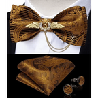 Luxury Pink Solid Men Bow Tie Silk Business Wedding Elegant Bowtie For Men Unique Desing For Every Occasion Stevvex