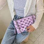 Luxury Purses Handbags Clutches And Shoulder Bags For Women And Girls Designer Leather Crossbody Metal Chain Bag Stevvex