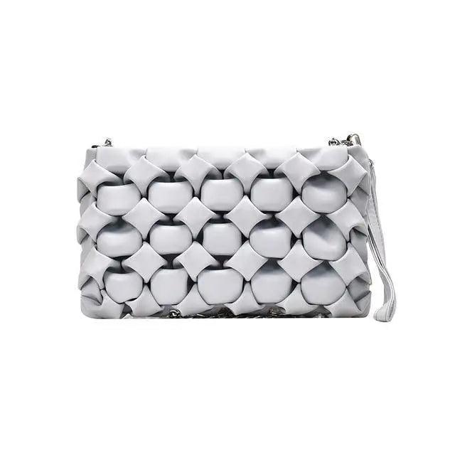 Luxury Purses Handbags Clutches And Shoulder Bags For Women And Girls Designer Leather Crossbody Metal Chain Bag Stevvex