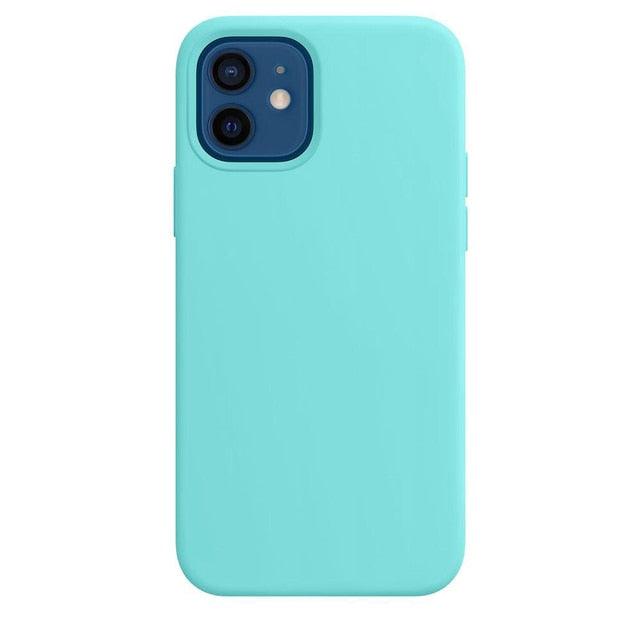 Luxury Silicone Case For iPhone 13 14 Pro Max Case For iPhone 13 Mini 13 14 Pro Cover Mobile Phone Case Silicone Back Cover For iPhone Anti-Scratch Slim iPhone Case For Women And Men Stevvex