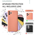 Luxury Silicone Case For iPhone 13 14 Pro Max Case For iPhone 13 Mini 13 14 Pro Cover Mobile Phone Case Silicone Back Cover For iPhone Anti-Scratch Slim iPhone Case For Women And Men Stevvex