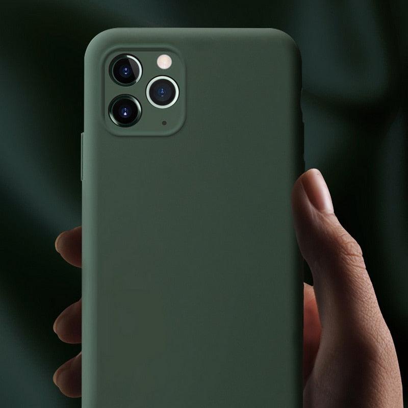 Luxury Silicone Case For iPhone 13 14 Pro Max Case For iPhone 13 Mini 13 14 Pro Cover Mobile Phone Case Silicone Back Cover For iPhone Anti-Scratch Slim iPhone Case For Women And Men Stevvex