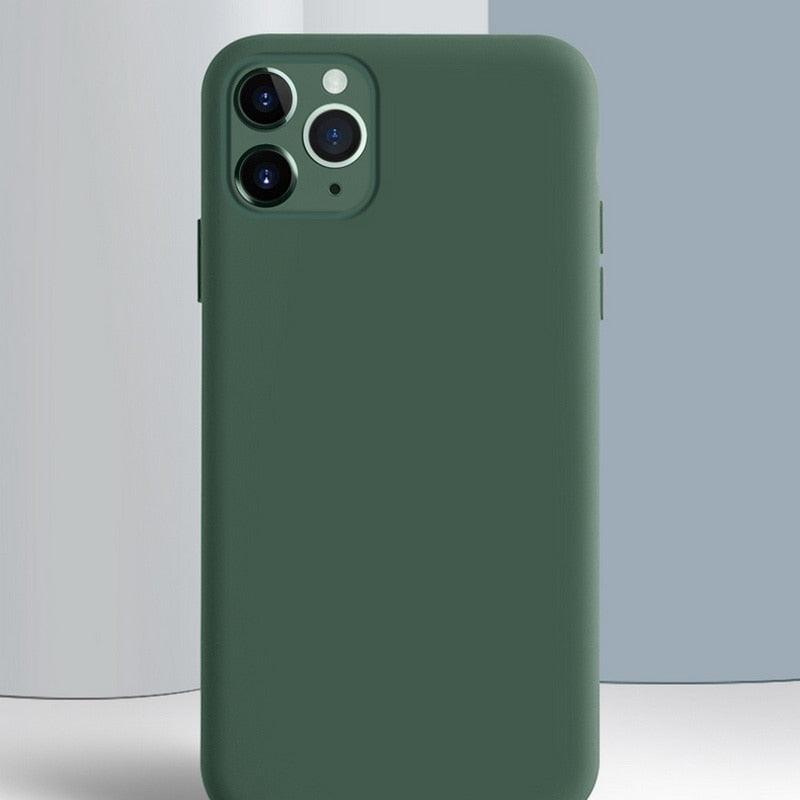 Luxury Silicone Case For iPhone 13 14 Pro Max Case For iPhone 13 Mini 13 14 Pro Cover Mobile Phone Case Silicone Back Cover For iPhone Anti-Scratch Slim iPhone Case For Women And Men Stevvex