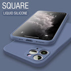 Luxury Silicone Case For iPhone 13 14 Pro Max Case For iPhone 13 Mini 13 14 Pro Cover Mobile Phone Case Silicone Back Cover For iPhone Anti-Scratch Slim iPhone Case For Women And Men Stevvex