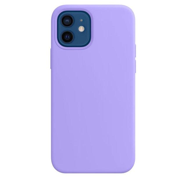 Luxury Silicone Case For iPhone 13 14 Pro Max Case For iPhone 13 Mini 13 14 Pro Cover Mobile Phone Case Silicone Back Cover For iPhone Anti-Scratch Slim iPhone Case For Women And Men Stevvex