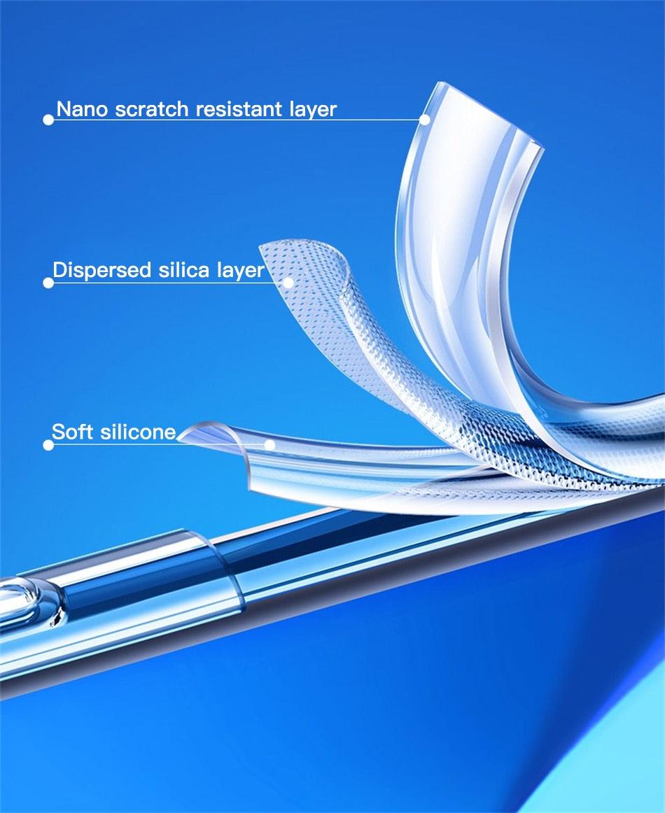 Luxury Silicone Cover For Clear Case Xiaomi Mi Redmi Note 11 Pro 7 8 9 10 9s 10s 11s Poco F3 M3 M4 X3 X4 Pro 12 11t 12x Shockproof Thin Soft Transparent Protective Case Flexible Transparent Mobile Phone Case Stevvex