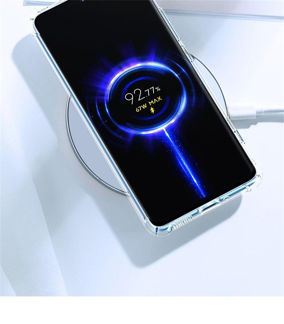 Luxury Silicone Cover For Clear Case Xiaomi Mi Redmi Note 11 Pro 7 8 9 10 9s 10s 11s Poco F3 M3 M4 X3 X4 Pro 12 11t 12x Shockproof Thin Soft Transparent Protective Case Flexible Transparent Mobile Phone Case Stevvex