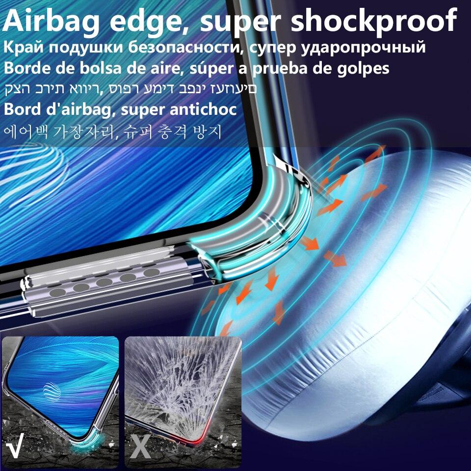 Luxury Silicone Cover For Clear Case Xiaomi Mi Redmi Note 11 Pro 7 8 9 10 9s 10s 11s Poco F3 M3 M4 X3 X4 Pro 12 11t 12x Shockproof Thin Soft Transparent Protective Case Flexible Transparent Mobile Phone Case Stevvex