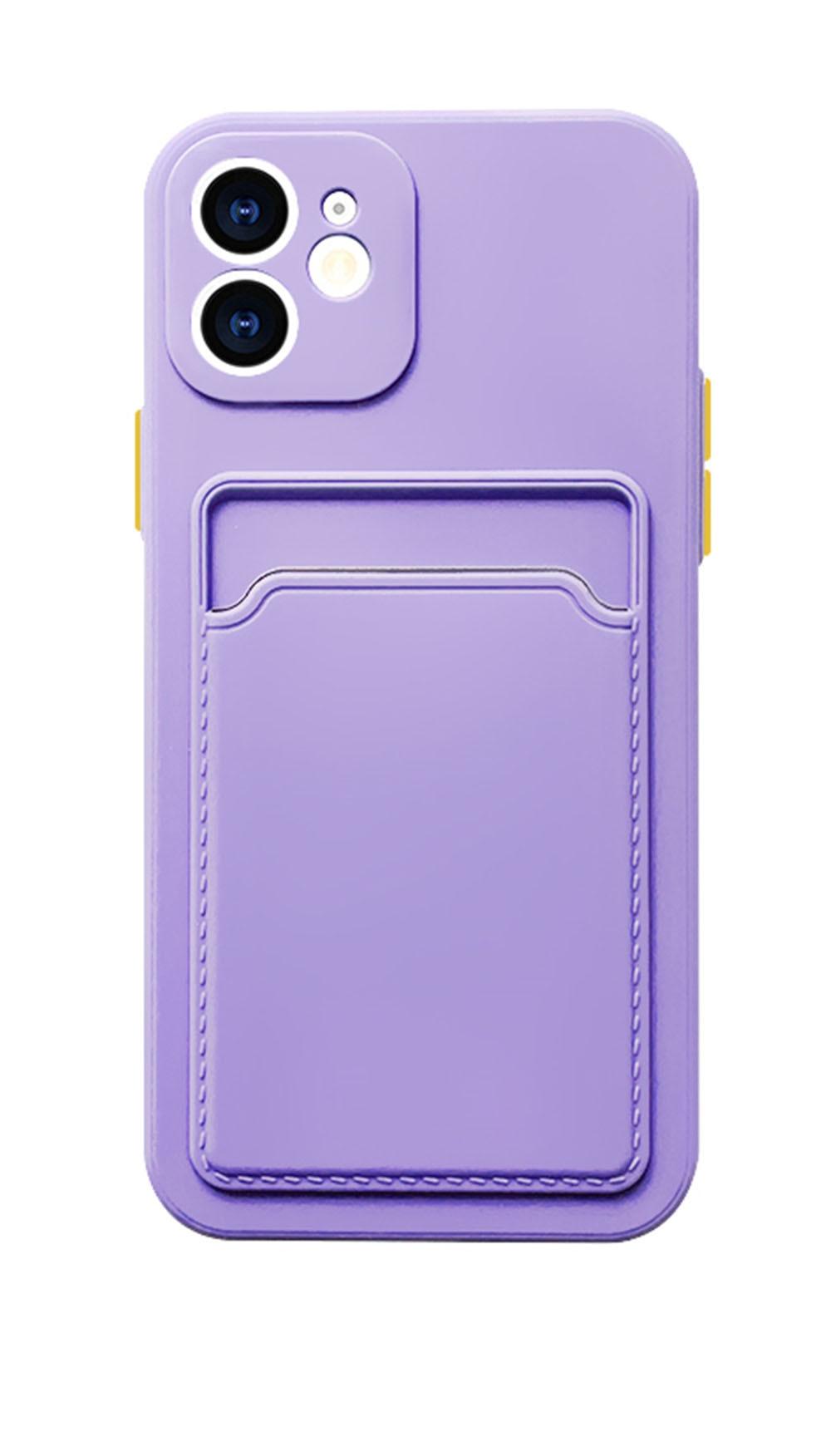 Luxury Silicone Phone Case for iphone 13 Pro Max 12 11 X XS XR Card Holder Wallet Soft Cover Cute Back Storage Stylish Silicone Case Smartphone Case Stevvex