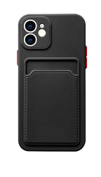 Luxury Silicone Phone Case for iphone 13 Pro Max 12 11 X XS XR Card Holder Wallet Soft Cover Cute Back Storage Stylish Silicone Case Smartphone Case Stevvex