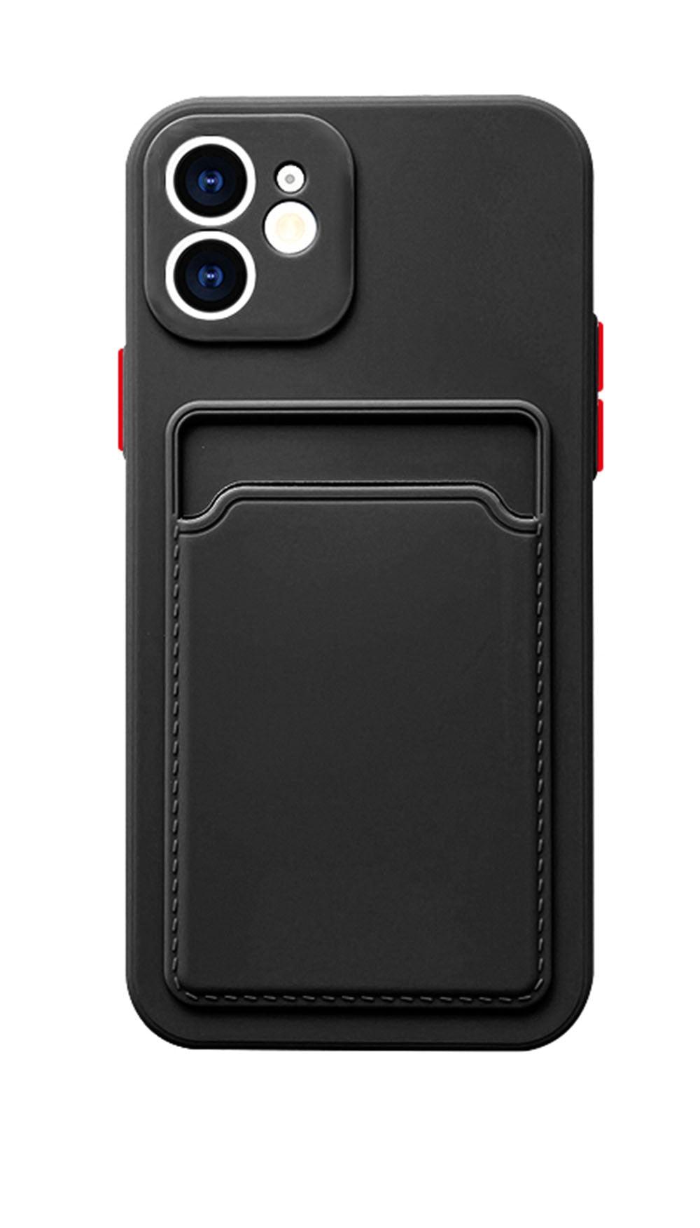 Luxury Silicone Phone Case for iphone 13 Pro Max 12 11 X XS XR Card Holder Wallet Soft Cover Cute Back Storage Stylish Silicone Case Smartphone Case Stevvex