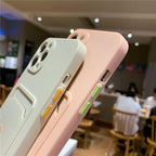 Luxury Silicone Phone Case for iphone 13 Pro Max 12 11 X XS XR Card Holder Wallet Soft Cover Cute Back Storage Stylish Silicone Case Smartphone Case Stevvex