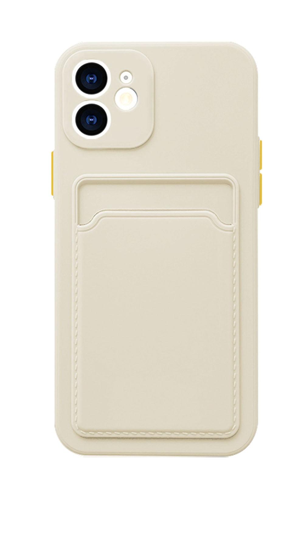 Luxury Silicone Phone Case for iphone 13 Pro Max 12 11 X XS XR Card Holder Wallet Soft Cover Cute Back Storage Stylish Silicone Case Smartphone Case Stevvex