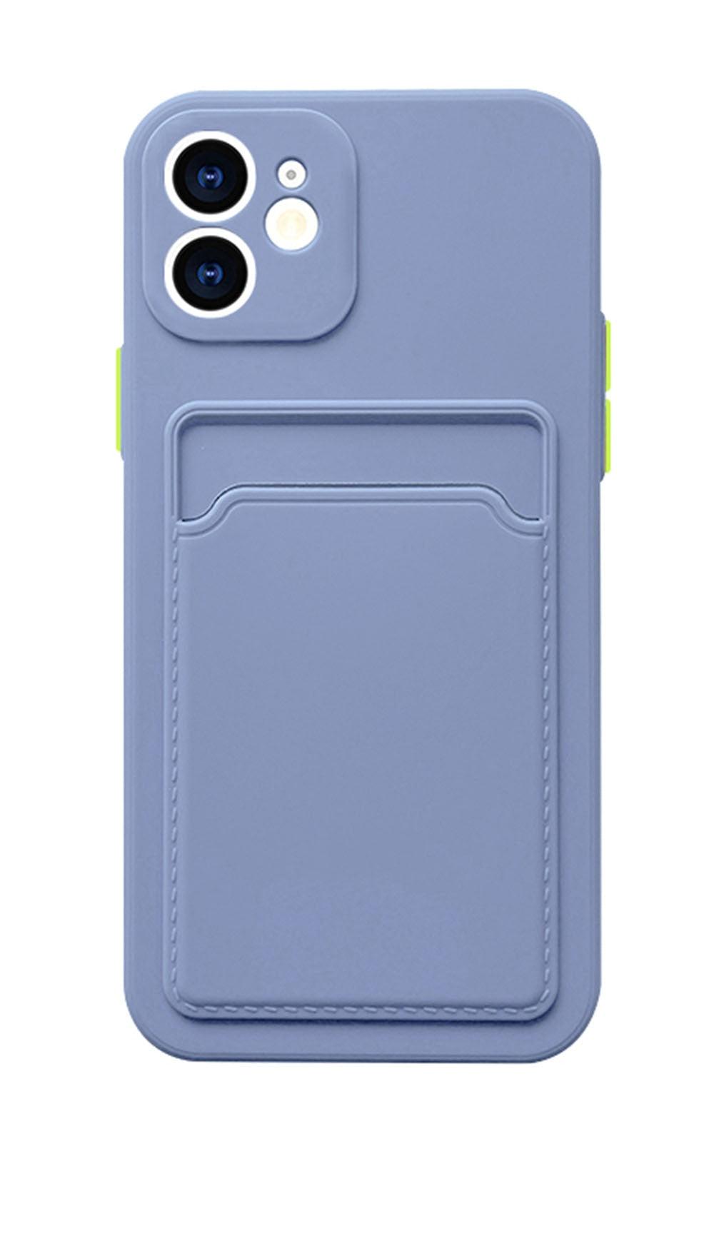 Luxury Silicone Phone Case for iphone 13 Pro Max 12 11 X XS XR Card Holder Wallet Soft Cover Cute Back Storage Stylish Silicone Case Smartphone Case Stevvex