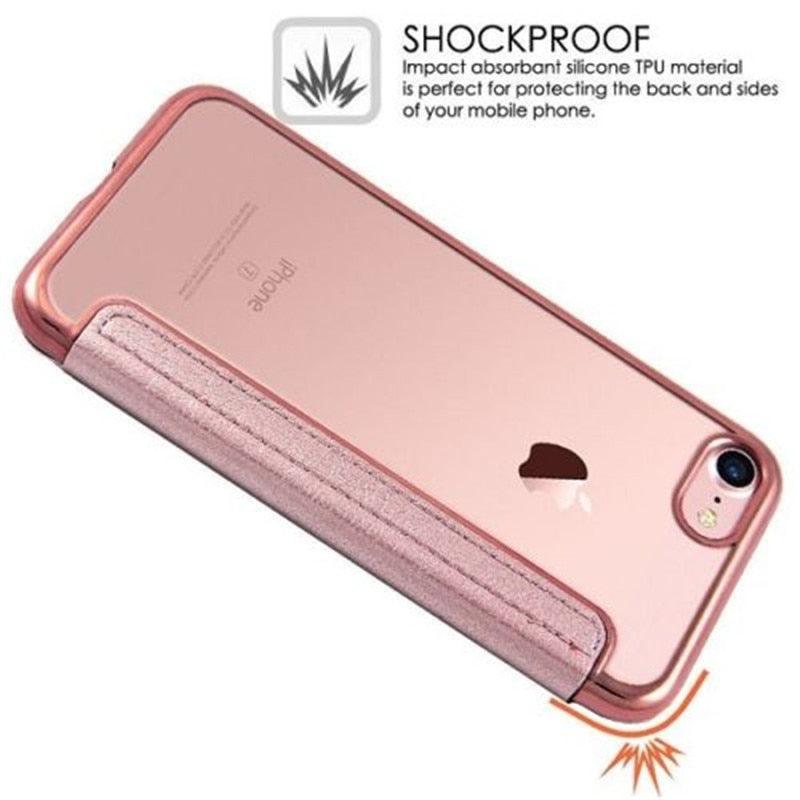 Luxury Slim Leather Wallet Flip Case For iPhone 14 Pro 13 12 Card Holder Cover Shock-Absorption Anti-Scratch Bumper Back Cover for New iPhone Stevvex