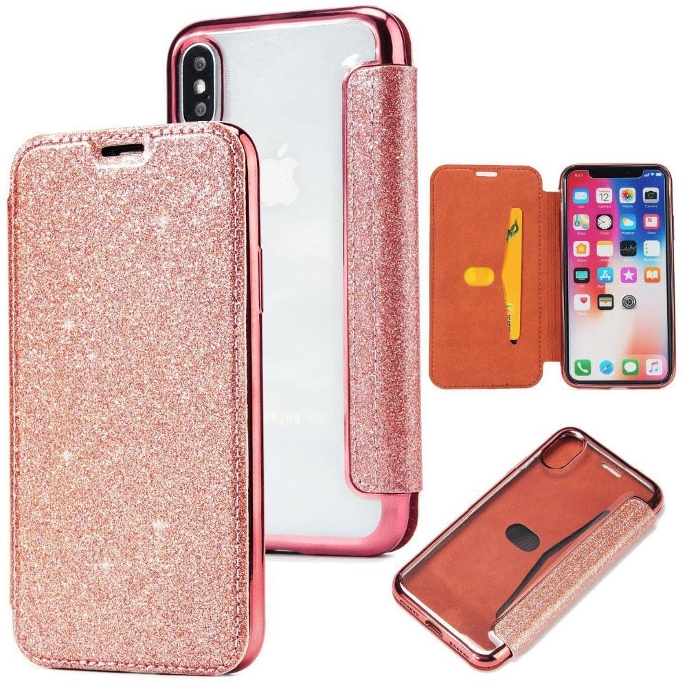 Luxury Slim Leather Wallet Flip Case For iPhone 14 Pro 13 12 Card Holder Cover Shock-Absorption Anti-Scratch Bumper Back Cover for New iPhone Stevvex