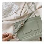 Luxury Snow White Crossbody Bags For Women And Girls Small PU Leather Handbag - Ladies Designer Evening Bags Stevvex